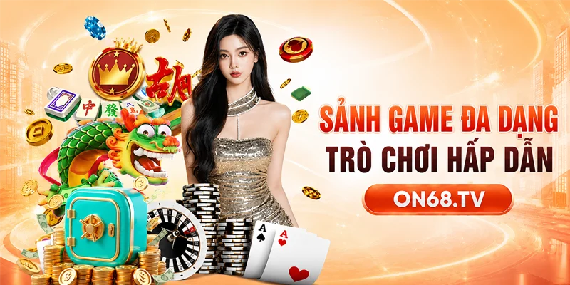4 sảnh game nổi bật nhất không thể bỏ lỡ tại ON68